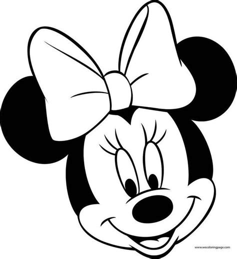 Minnie Mouse Head Outline - Cliparts.co C42 Minnie Mouse Outline, Minnie Mouse Clipart, Minnie ...