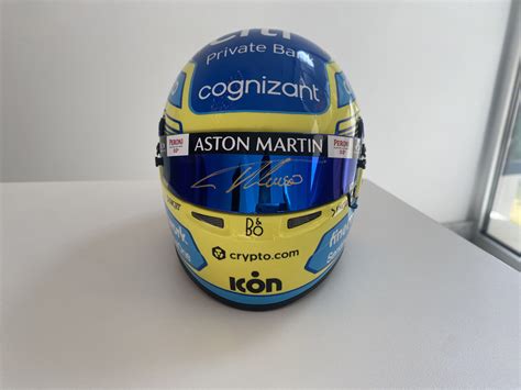 Fernando Alonso 2023 Official Bell 1:2 Scale Helmet - Autographed ...