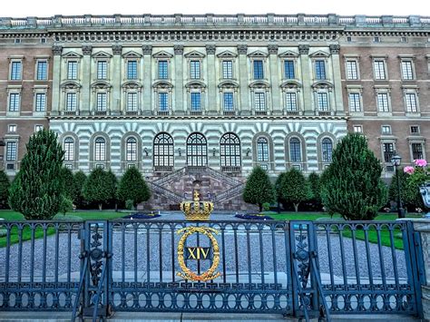 Eastern Facade of the Royal Palace in Stockholm, Sweden