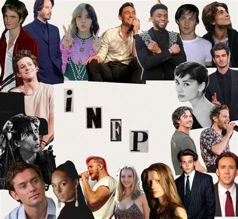 Infp mbti collage famous celebrities Myers Briggs personality type indicator Literally Me, Infp ...