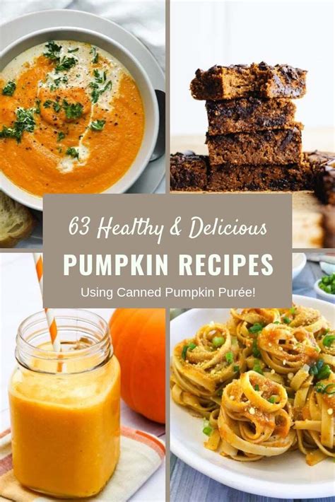 63 Healthy And Delicious Recipes Using Pumpkin Puree | Pumpkin recipes ...