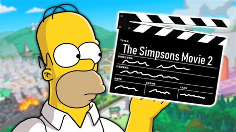 The Simpsons Movie 2 in Development at Fox - YouTube