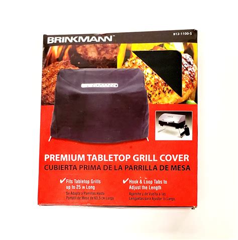 Buy Brinkmann 812-1100-S Table Top Grill Cover, fits Grills up to 25" long, Black Cheap | H&J ...