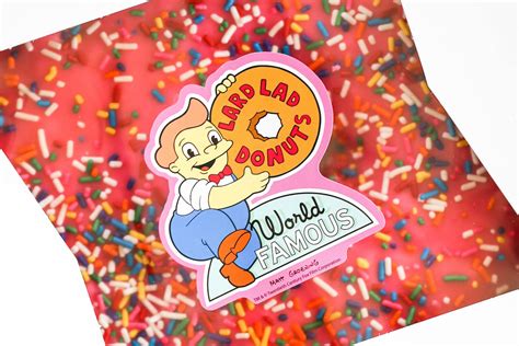 Lard Lad Simpsons Donuts at Universal Studios Hollywood – Salty Canary