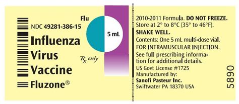 Fluzone - FDA prescribing information, side effects and uses