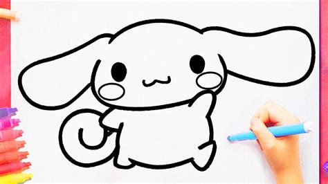 how to draw CINNAMOROLL sanrio