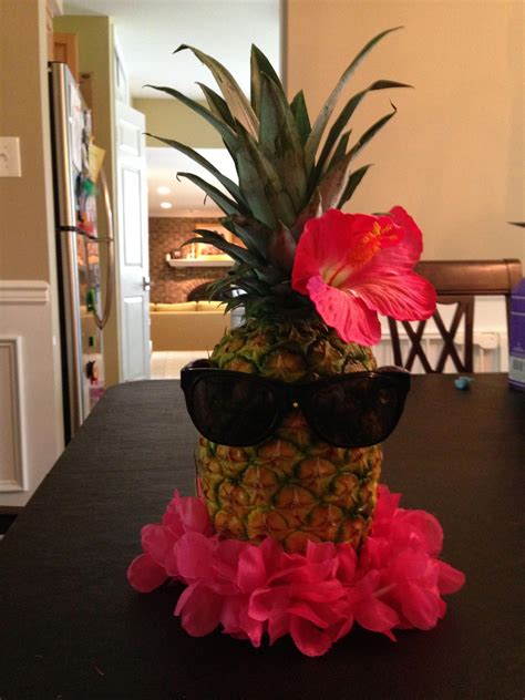 Poolside Party Decoration Ideas Inspirational Pineapple Centerpiece … event Planning Class I ...