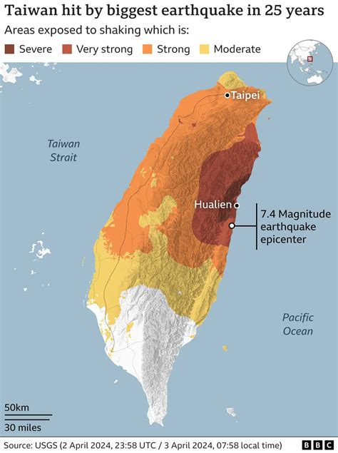 Taiwan earthquake: The mountain 'rained rocks like bullets' - survivor ...