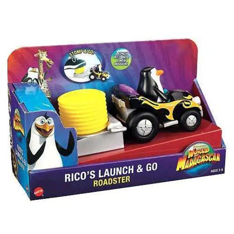 World of Madagascar Ricos Launch Go Roadster Exclusive Mattel Toys - ToyWiz