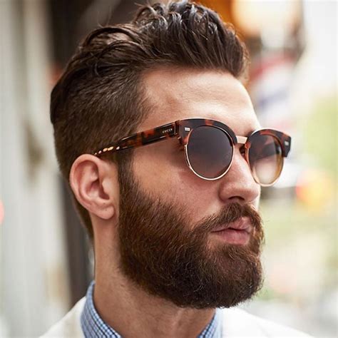 Not everyone goes for those straight lines. A well groomed beard, some nice shades and a bit of ...