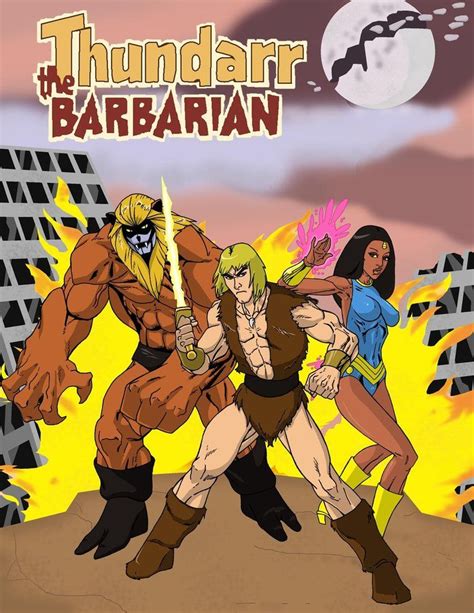 Thundarr the Barbarian! Demon dogs! | Thundarr the barbarian | Cartoon ...