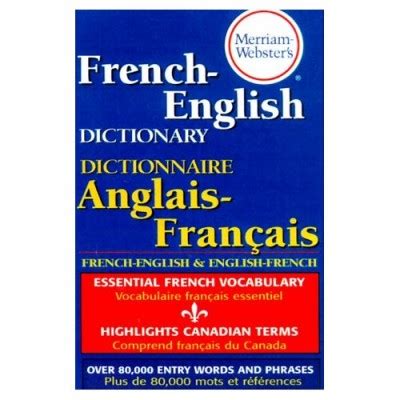 Merriam-Webster's French English Dictionary (Paperback)