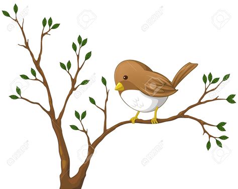 Bird On Branch Clip Art | Free download on ClipArtMag