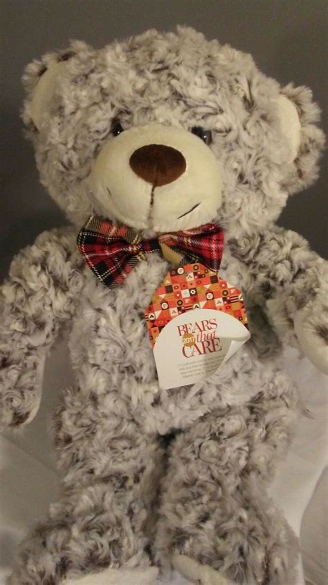 FAO Schwarz Teddy Bear Plush w Bow Tie Stuffed Animal Gift Bear 2017 ...