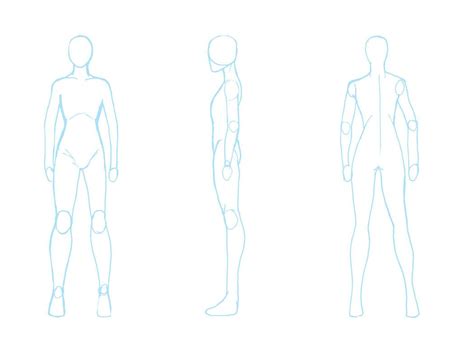 Resource . Blank Body Turnaround by ZpanSven on deviantART | Body template, Character design ...