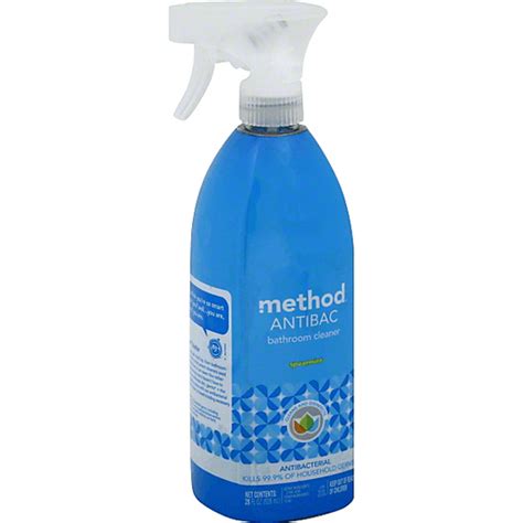 Method Antibac Bathroom Cleaner, Antibacterial, Spearmint | Cleaning | Chief Markets