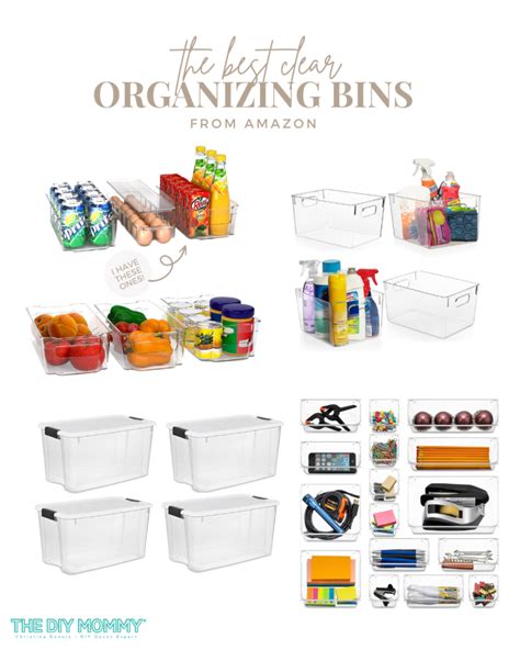 The Best Clear Organizing Bins of 2025 | The DIY Mommy