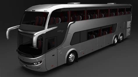 Scania Double Decker Bus - 3D Model by Agungkuncoro