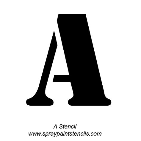 Alphabet Letter Stencils | Letter stencils, Lettering alphabet, Alphabet stencils