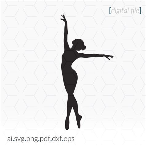 Dancer Silhouette SVG File for Printing Cricut and Cutting - Etsy