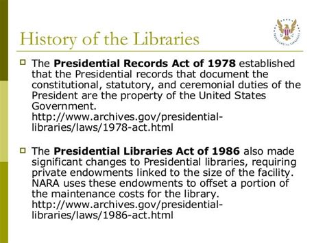 Presidential Libraries