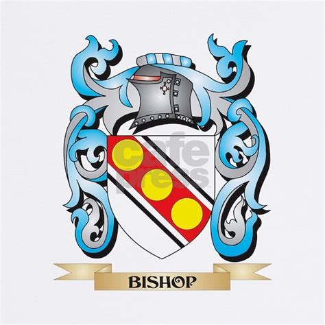 Bishop Coat of Arms - Family Crest Mousepad by Johnny-Rico - CafePress