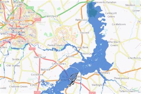 New flood maps reveal parts of North Wales most at risk of sea levels ...