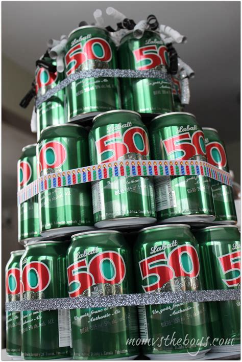 How to Make a Beer Can Cake - Mom vs the Boys