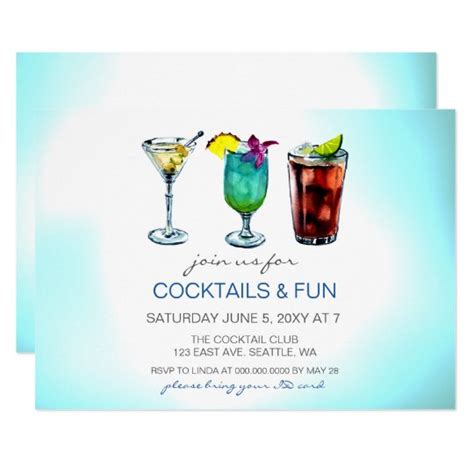 Cocktail party Invitations | Zazzle.com