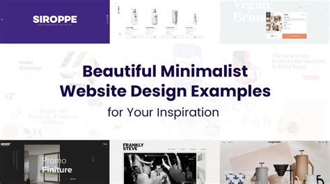 20 Beautiful Minimalist Website Design Examples for Your Inspiration ...