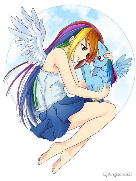 "Mlp human rainbow dash" by DjVinylscratch | Redbubble