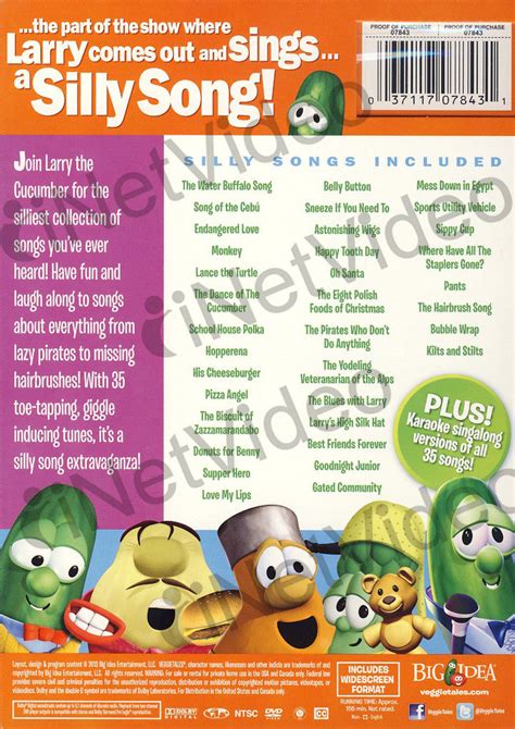 VeggieTales - And Now It s Time for Silly Songs With Larry on DVD Movie