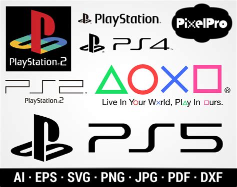 Logotipo de playstation vector pdf/svg/jpg/svg/eps/png/ai | Etsy