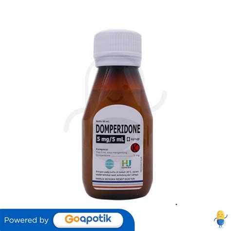 DOMPERIDONE HEXPHARM 1 MG/ML SYRUP 60 ML - Kegunaan, Efek Samping, Dosis dan Aturan Pakai