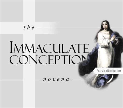 The Immaculate Conception Novena, 2023 - Novena Prayers - Catholic Devotion