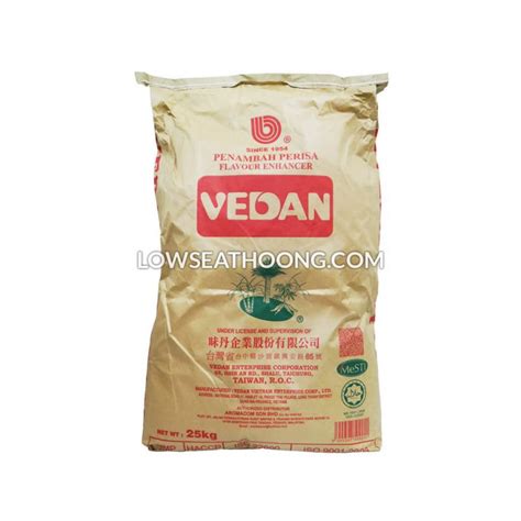 Vedan Vietnam Monosodium Glutamate - 25kg/pkt - Low Seat Hoong Sdn Bhd