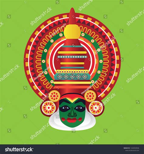 52 Kathkali Face Images, Stock Photos & Vectors | Shutterstock