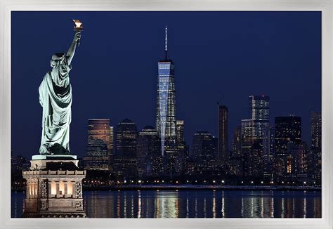 Statue Of Liberty New York City Skyline