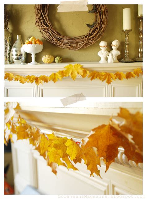 Super easy leaf garland tutorial