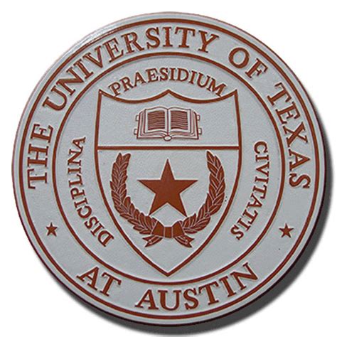 University of University of Texas at Austin wooden seals and logo emblems