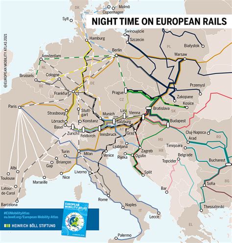 Night Time on European Rails: The rise of night trains in Europe | Heinrich Böll Stiftung ...