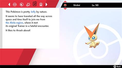 Pokemon Sword and Shield Victini 6IV-EV Trained – Pokemon4Ever