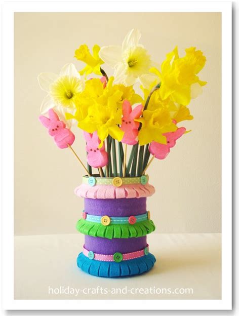 Easy Easter Crafts For Kids, Felt Craft Projects, Homemade Centerpiece