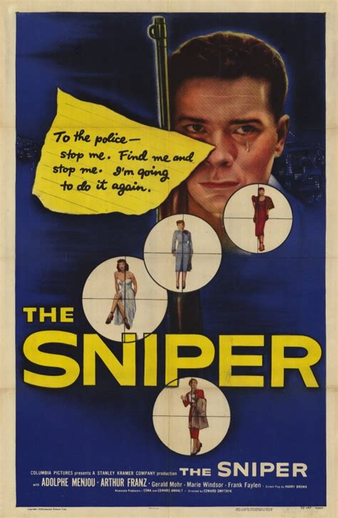 The Sniper Movie Posters From Movie Poster Shop