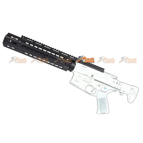 17 Inch Metal Keymod Handguard for Airsoft M4 AEG (Black) - AirsoftGoGo