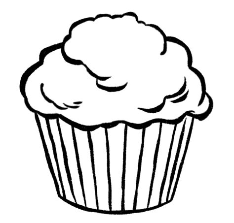 Cupcake Drawing {5 Easy Steps}! - The Graphics Fairy