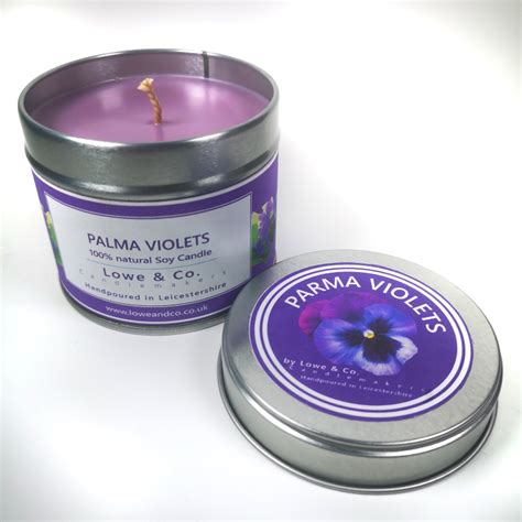 Parma Violets - Tin Candle - Lowe & Co. - Soy Wax