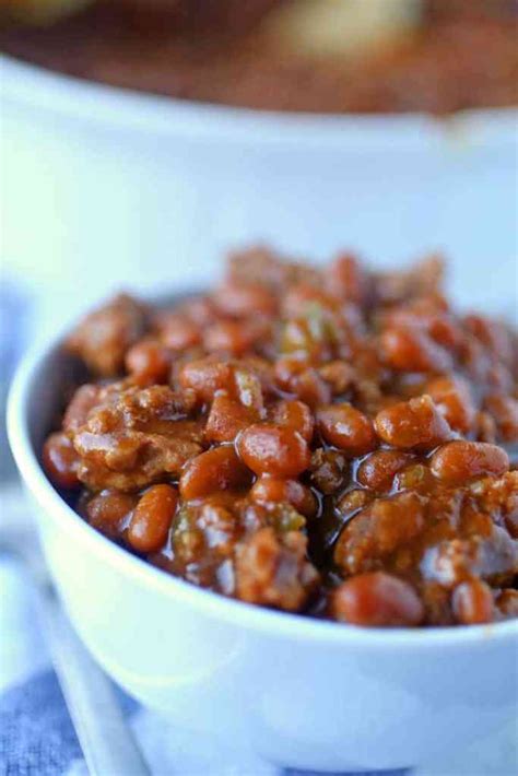 Easy Baked Beans Recipe with Ground Beef | Brown Sugar Food Blog