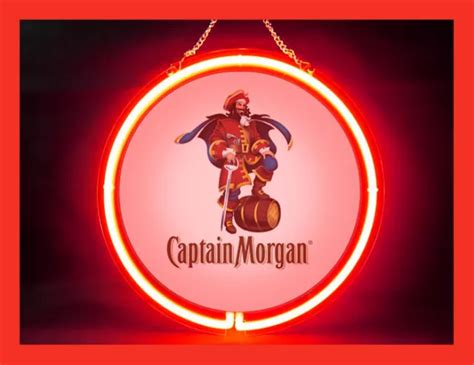 CAPTAIN MORGAN SPICED Rum Pub Bar Display Advertising Neon Sign $44.99 ...