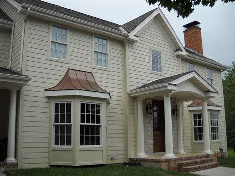 This was a home renovation with James Hardie Siding is Navajo Beige in ...